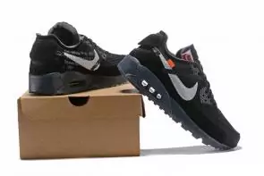 air max 90 off white nike sport ow black gray